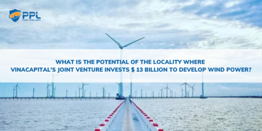 What is the potential of the locality where VinaCapital joint venture invests $ 13 billion to develop wind power?